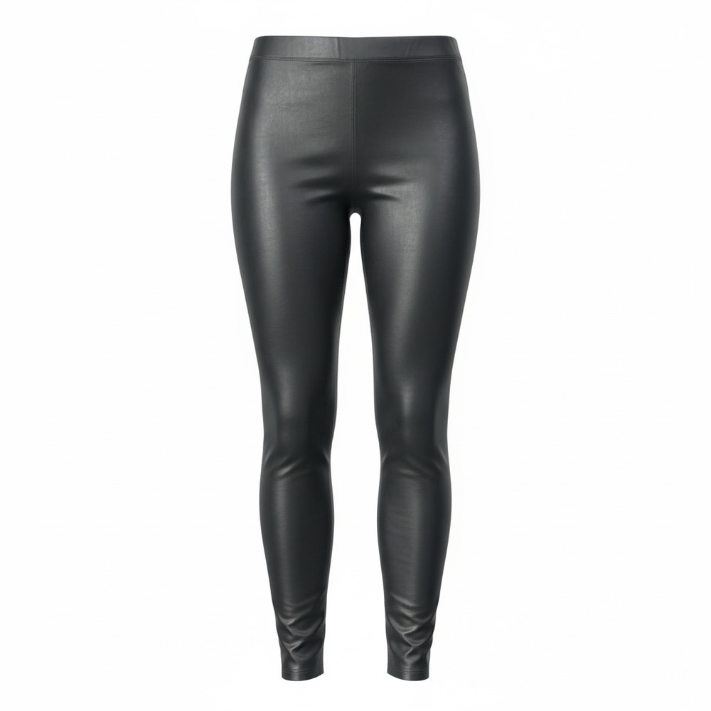 EXPRESS Faux Leather Leggings Pants Gray Medium